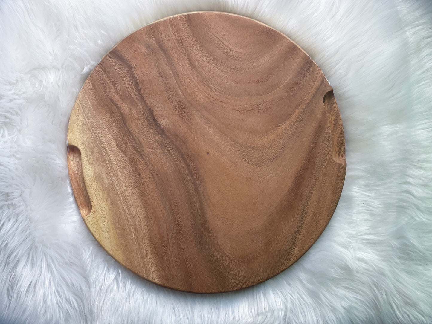 East Indian Walnut Round Charcuterie Boards