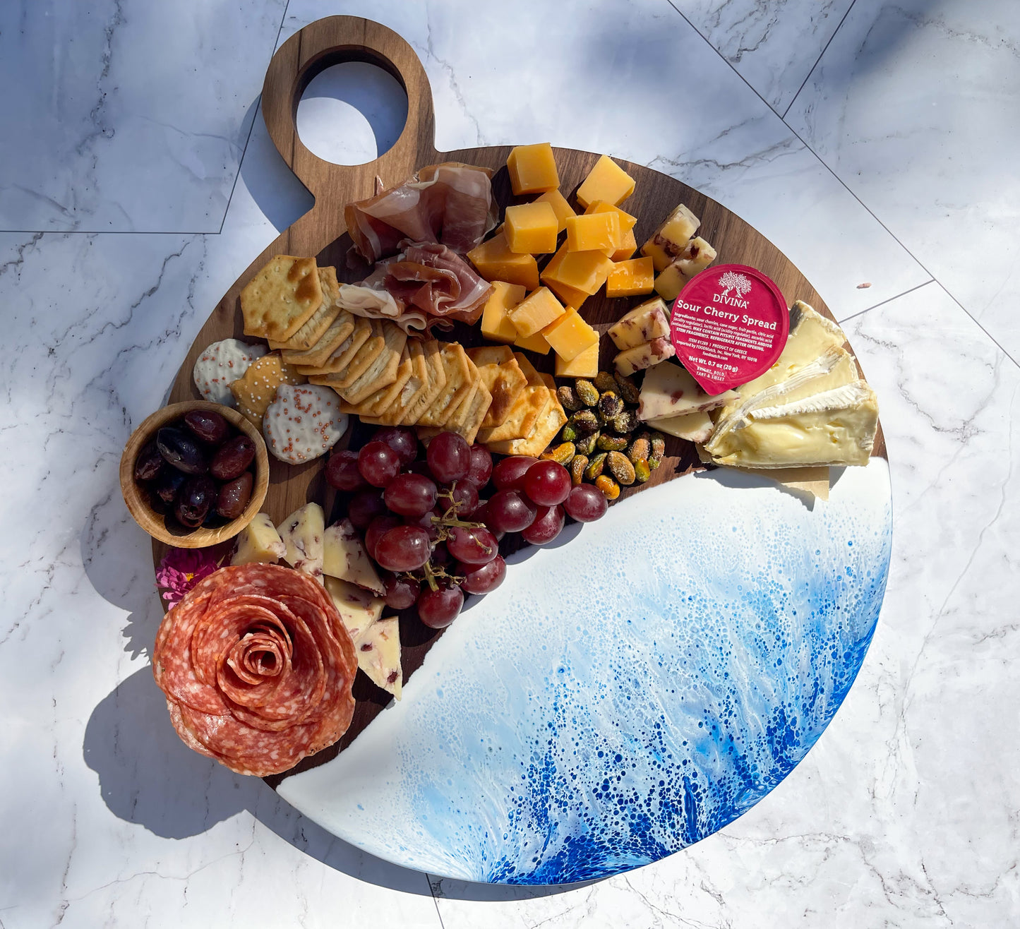 Round Handle Charcuterie Boards